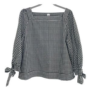 Gingham Gap Top